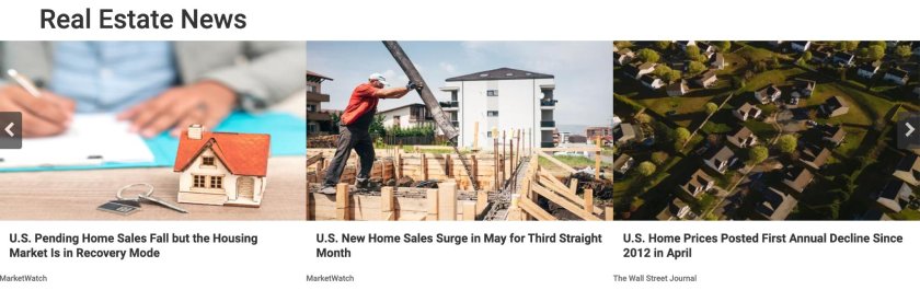 Real estate news topics from Realtor.com News.