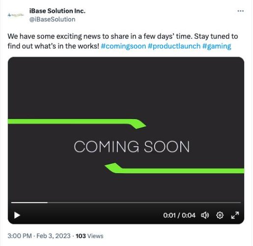"Coming soon" video teaser on Twitter from a gaming startup.