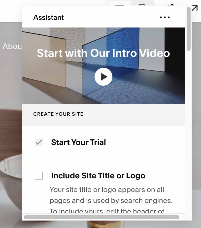 Squarespace how to setup online store Assistant.