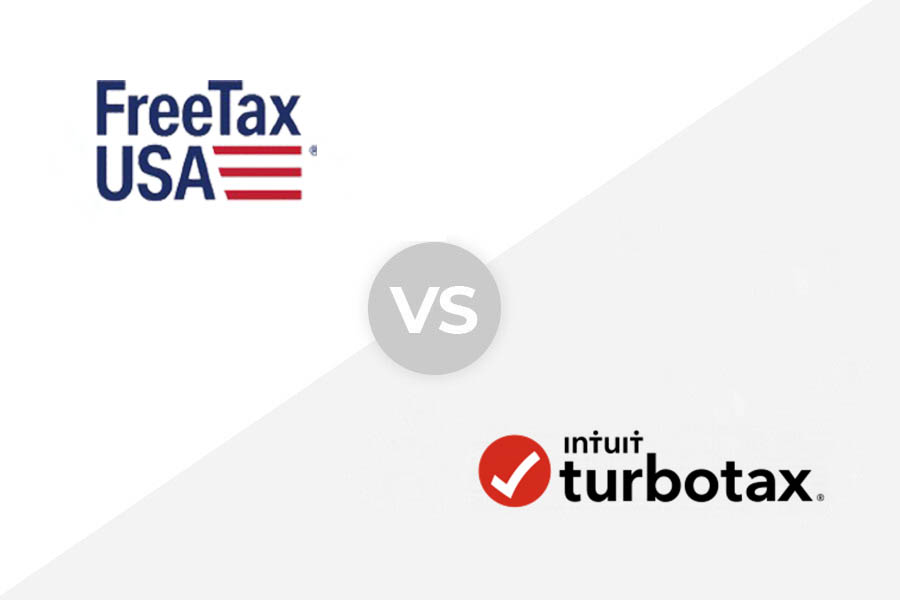 Freetaxusa vs turbotax logo.