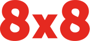 The 8x8 logo.