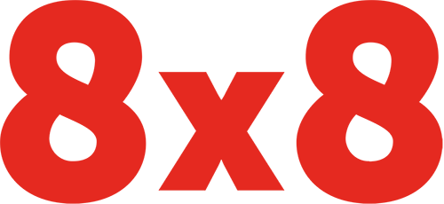 The 8x8 logo.