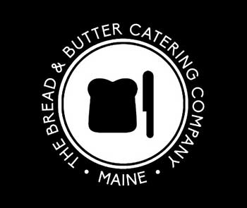 Black and White Bread & Butter Catering logo.