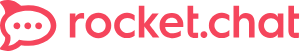 The Rocket.Chat logo.