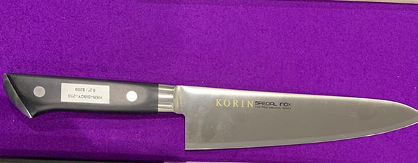 Korin Inox knife.