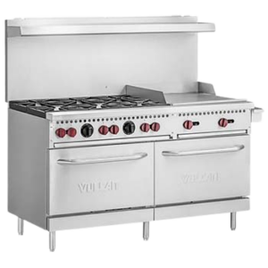 Vulcan SX Series 6 Burner with Griddle.