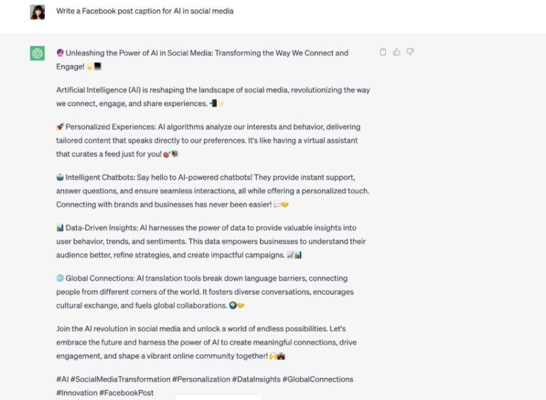 6 Ways to Use AI in Social Media (+ Examples)