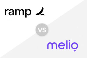 Ramp vs Melio logo.