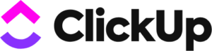 The ClickUp logo.