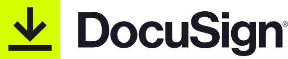 The DocuSign logo.