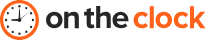 OnTheClock logo.