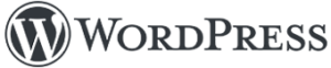 The WordPress logo.