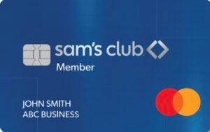 Sam’s Club Business Mastercard Sample