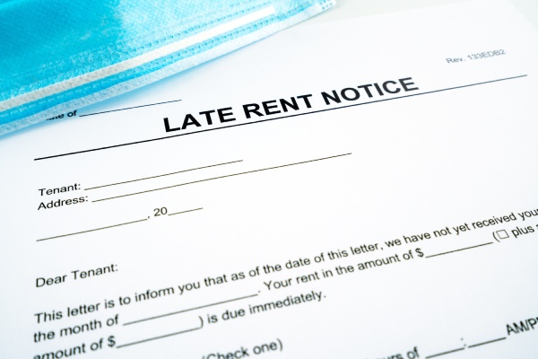 Example of Late Rent Notice Letter.