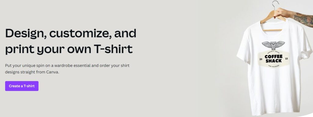 Canva T-shirt design services