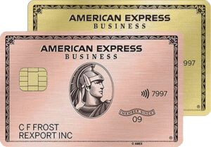 American Express® Business Gold Card sample.