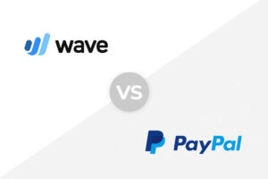 PayPal vs Wave logo.