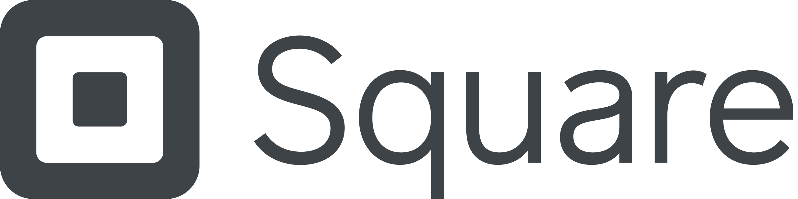 Square logo.