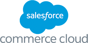 The salesforce commerce cloud logo.