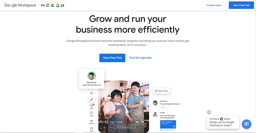 Google Workspace free Gmail business email account