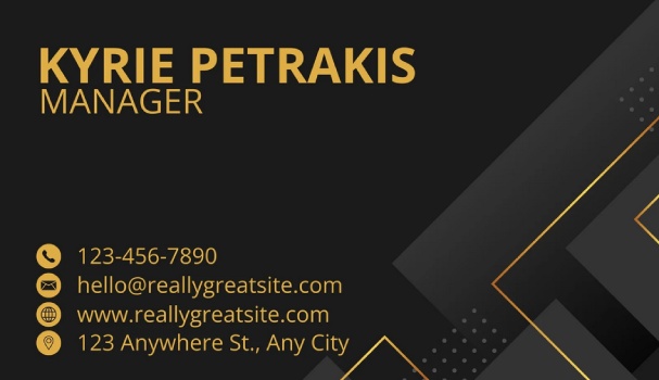 An example business card for investors, contractors, and house flippers.