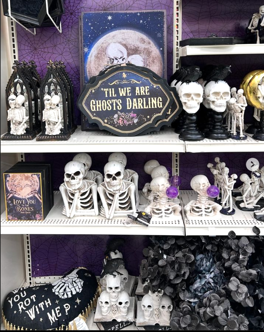 Michael's Midnight Moon Collection gothic glamor dark romance skulls ghosts skeletons