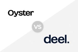 Oyster vs deel logo.