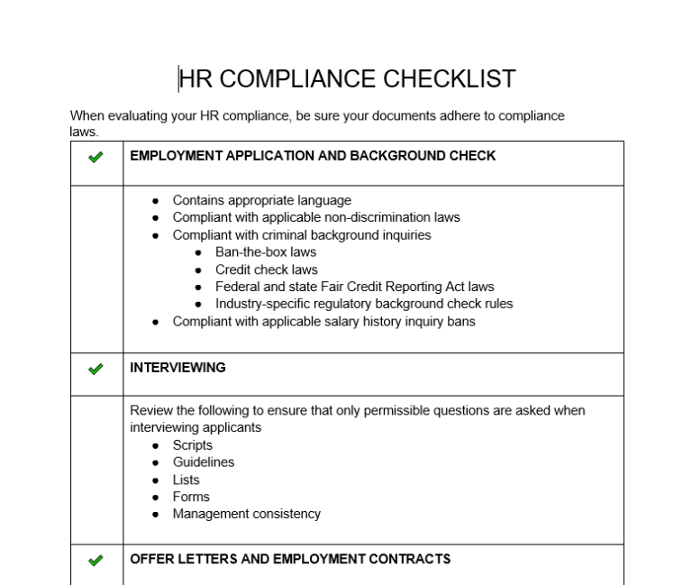 HR Compliance: Examples, Laws & Best Practices [+ Free Checklist]