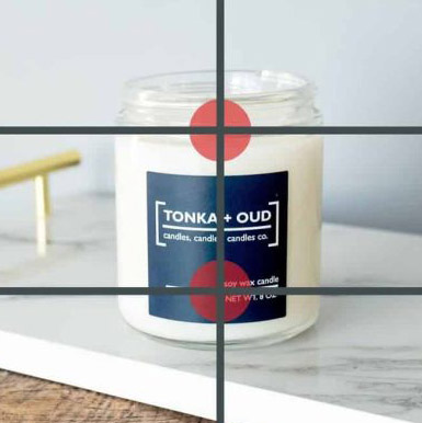 Soy wax candle.
