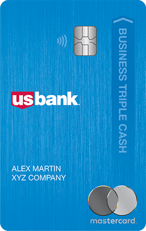 U.S. Bank Business Triple Cash Rewards World Elite Mastercard card image.