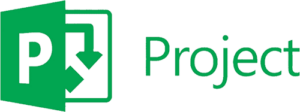 Microsoft Project logo.