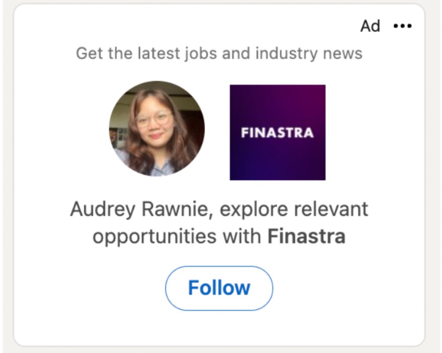 Dynamic ad by Finastra on Linkedin