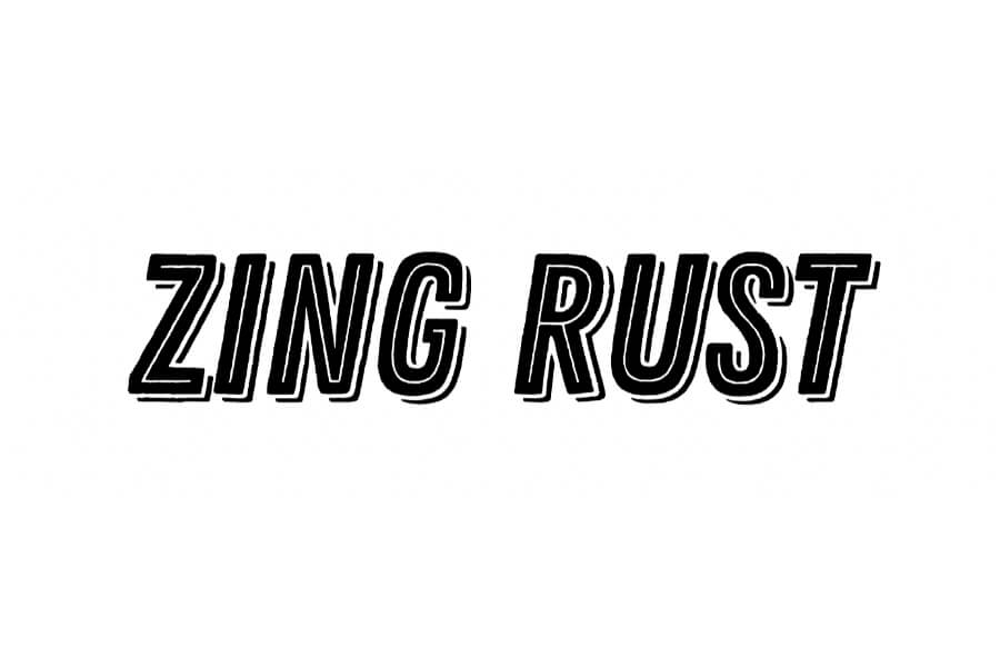 Zing Rust, a modern creative font
