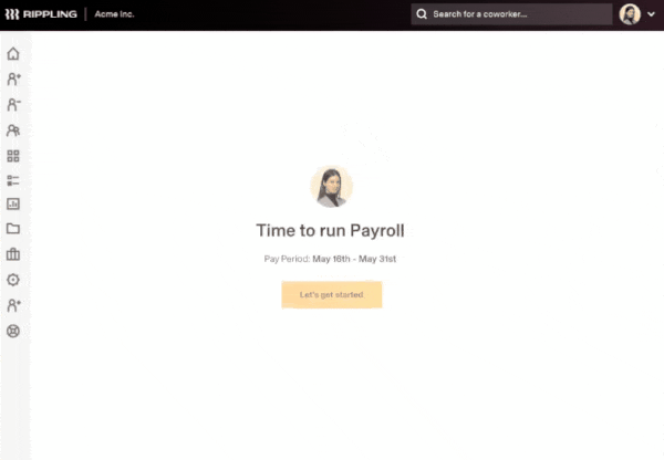 Rippling combines payroll and HR functions.