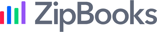 ZipBooks logo.