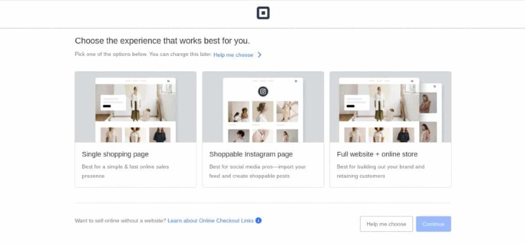 Square lets you easily customize your ecommerce store. 