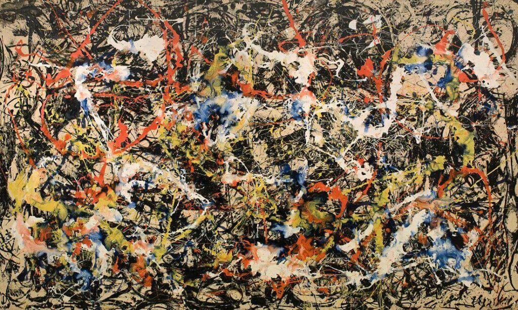 Jackson Pollock's "Convergence"