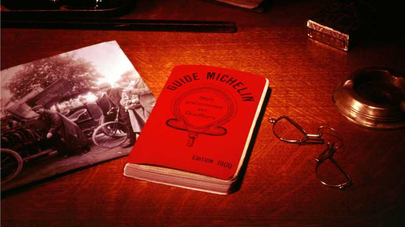 Original copy of the Michelin Guide, an early example of content marketing