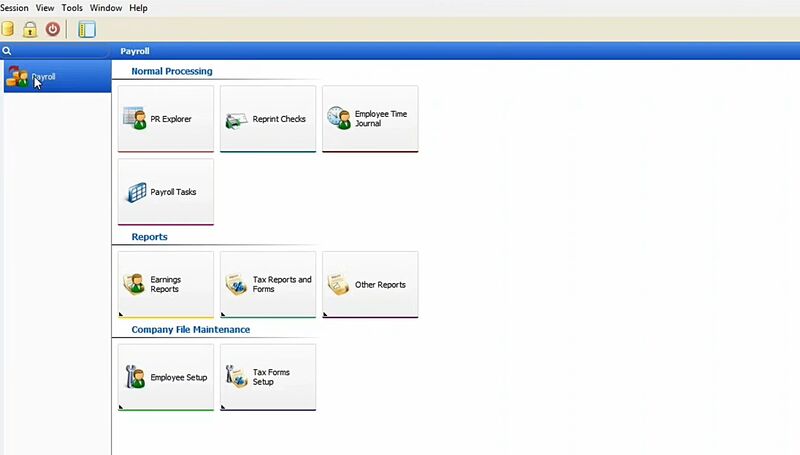 The Payroll4Free dashboard page.