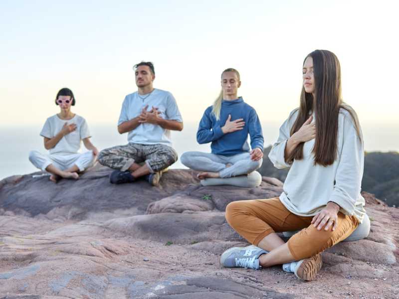 Holding informal stress management groups, either outdoors or within your office, can help employees learn breathing techniques to manage stress better.