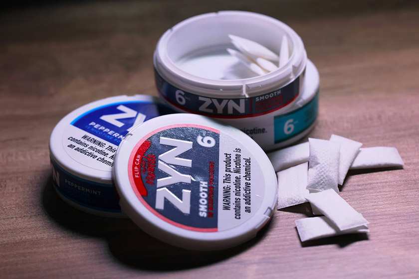 zyn nicotine pouch products.
