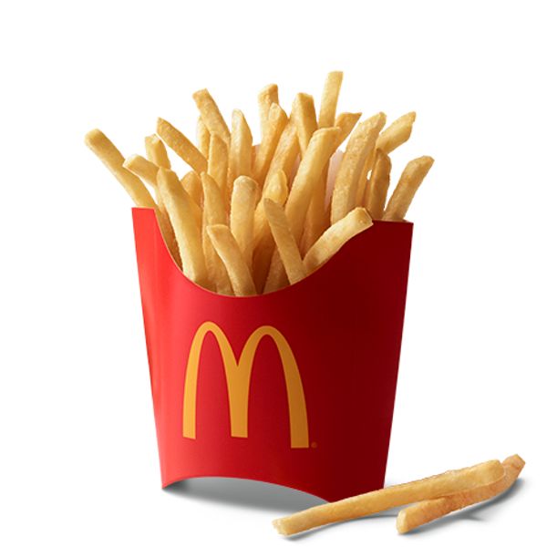 McDonald's french fries served in its signature container
