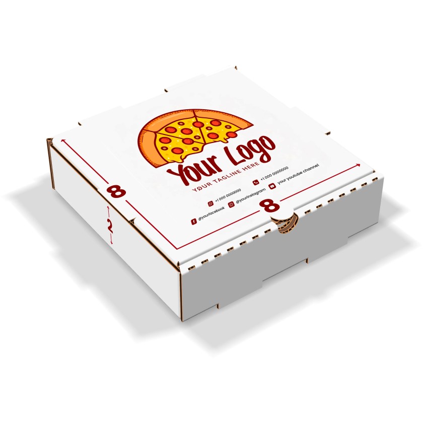 Customizable pizza box