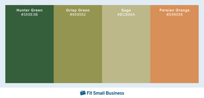 A more sophisticated color palette with greens and earthtones.