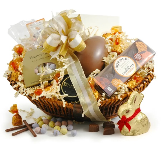 Example of an Easter gift basket