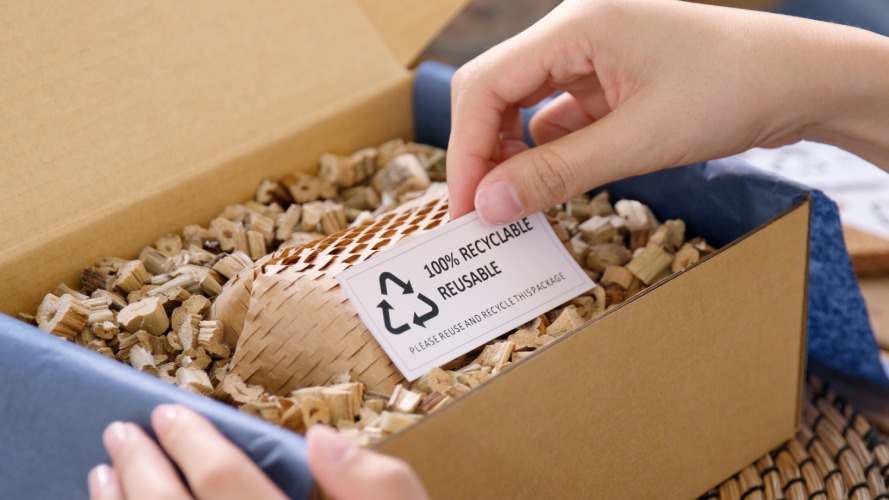 Image of an eco-friendly packaging
