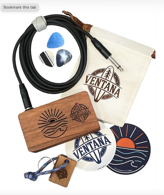 Samples of Ventana products with their brand logo and imagery.