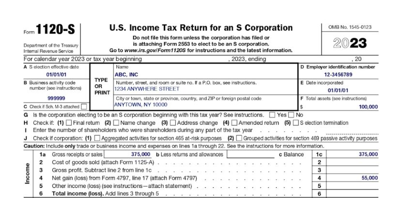 What Is Form 1125-e? (+example)