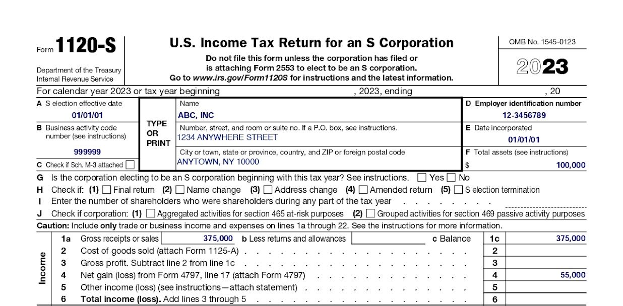 What Is Form 1125-E? (+Example)