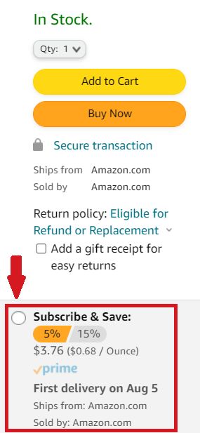 Amazon’s Subscribe & Save program is only available to FBA sellers.